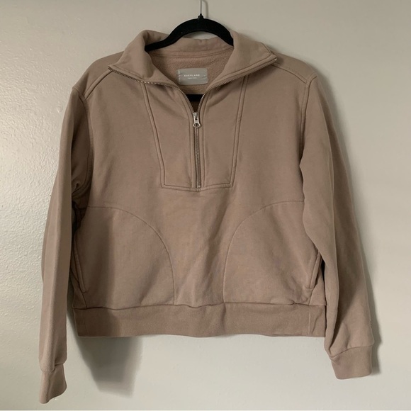 Everlane The Track Half-Zip Sweatshirt - Picture 2 of 10